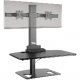 Ergotech FDM-STAND-2 Dual Freedom Sit-Stand Desk Workstation