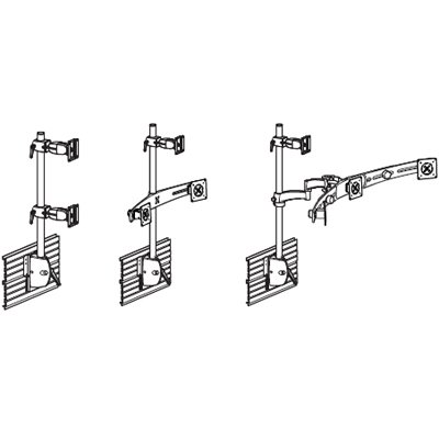 Ergotron 60-413-200 Slatwall Pole Clamp