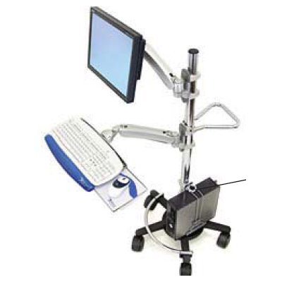 Ergotron 90-015-100 Mobile Workstand - Handle