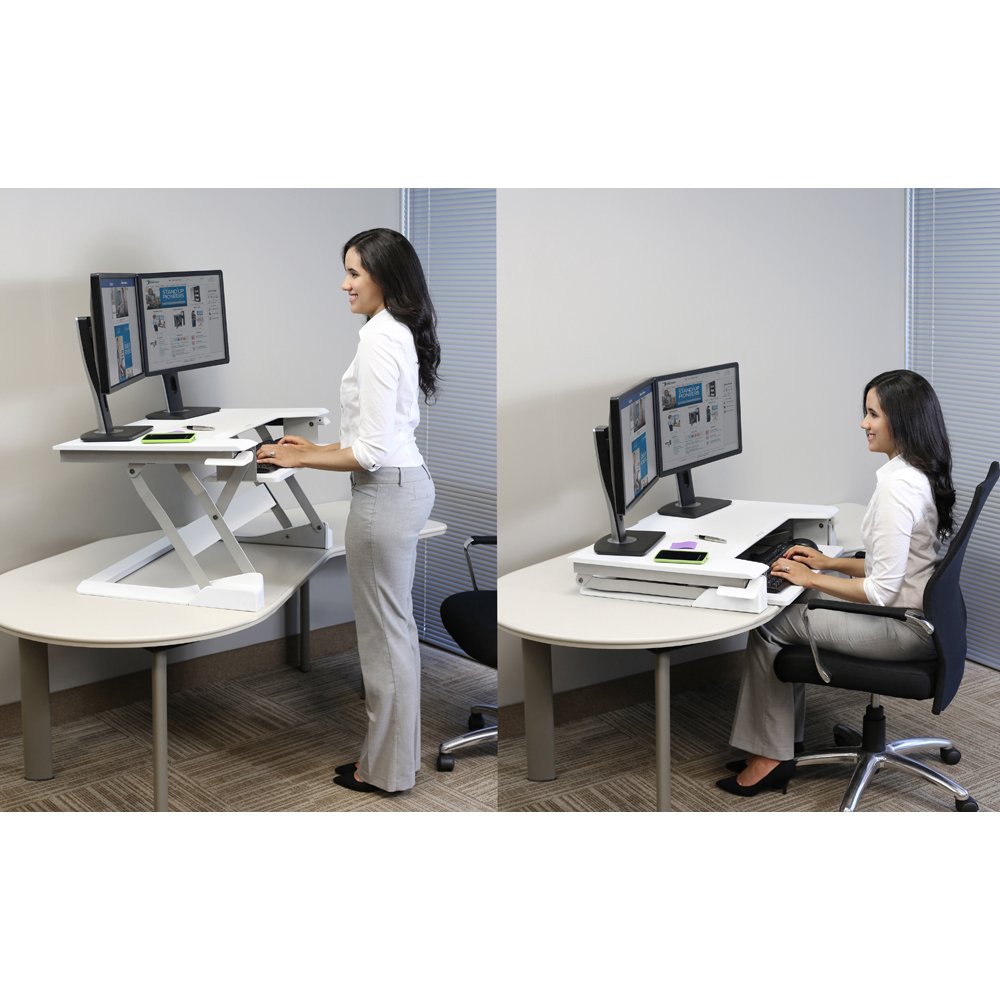 Sit or Stand with Ergotron 33-397-062 WorkFit-T