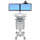 Ergotron SV43-56E0-1 StyleView Telepresence Cart, Dual Monitor