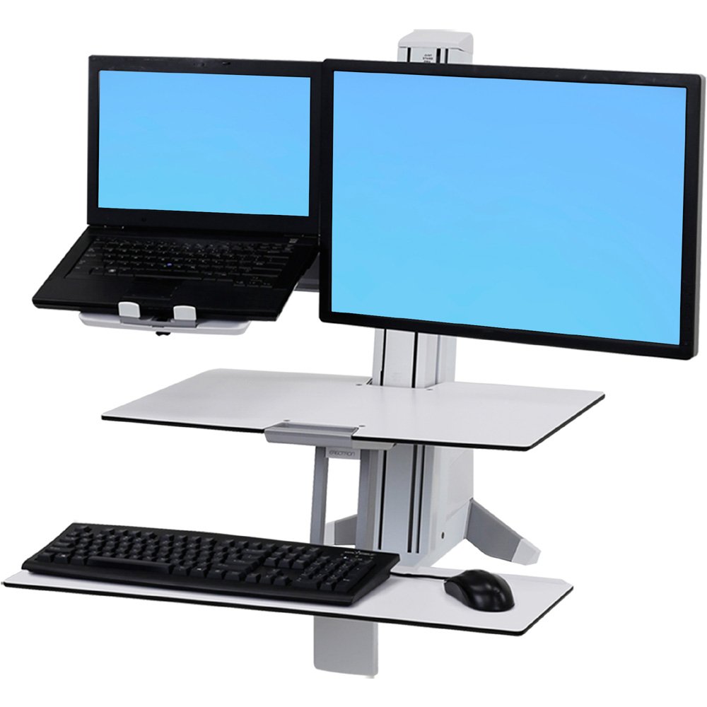 Ergotron 97-938-062 WorkFit Conversion Kit: Dual to LCD & Laptop