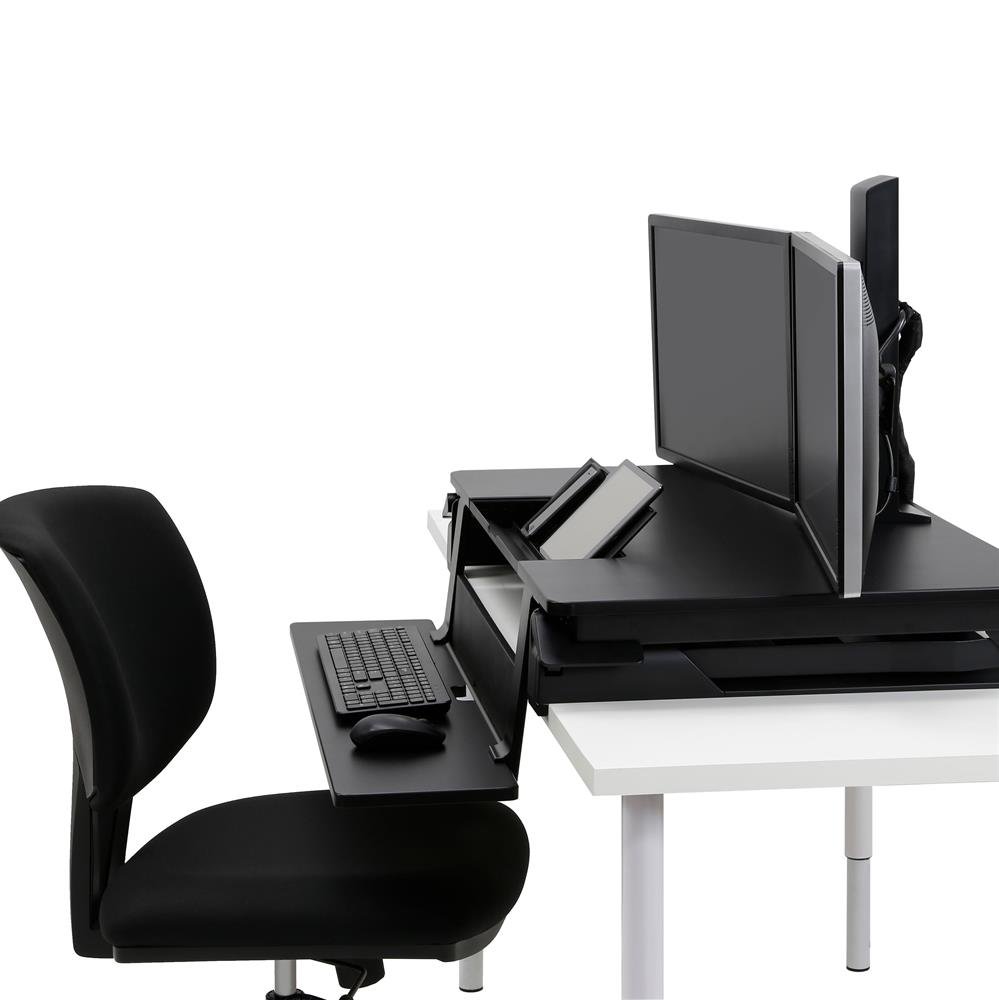 Ergotron 33-444-921 WorkFit-TLE Sit-Stand Desktop Workstation