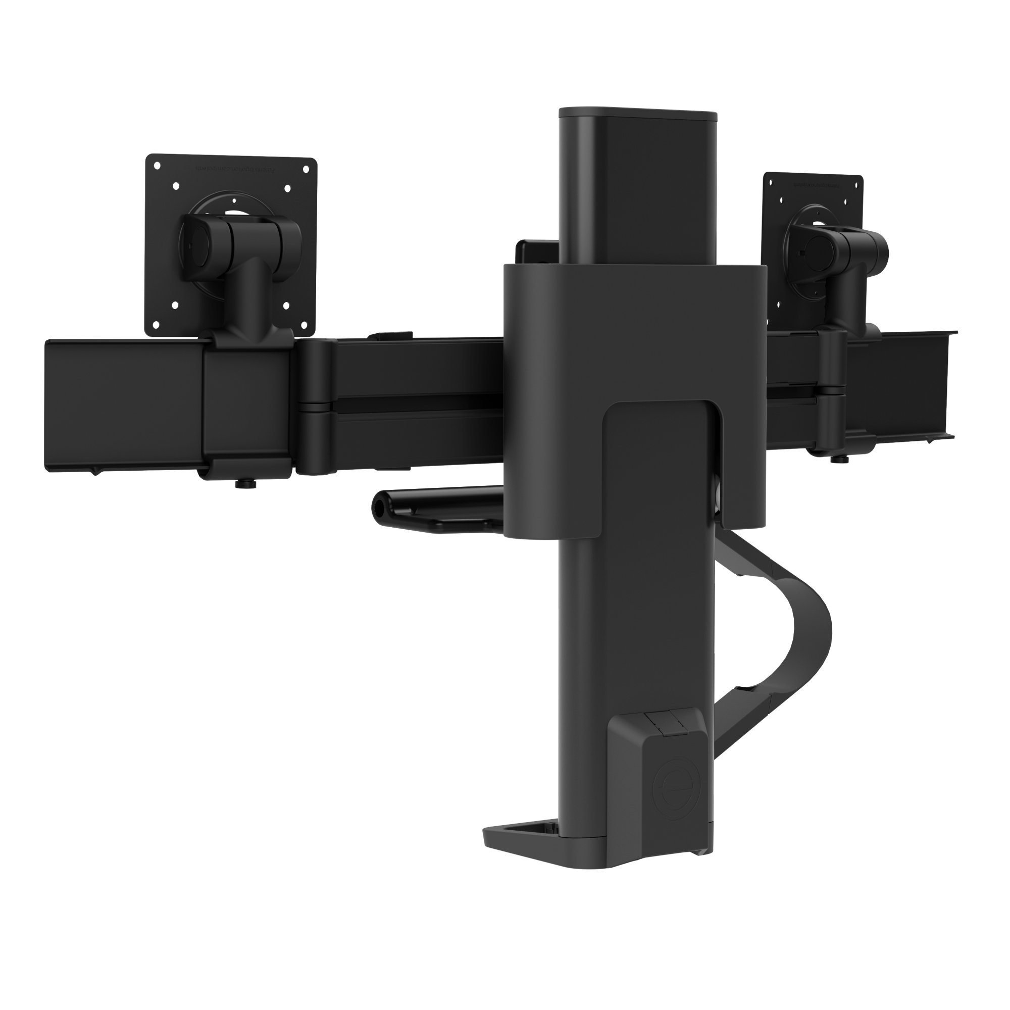 Ergotron TDD-MA-FS-224 TRACE Dual Monitor Mount with Slim-Profile Clamp (black)