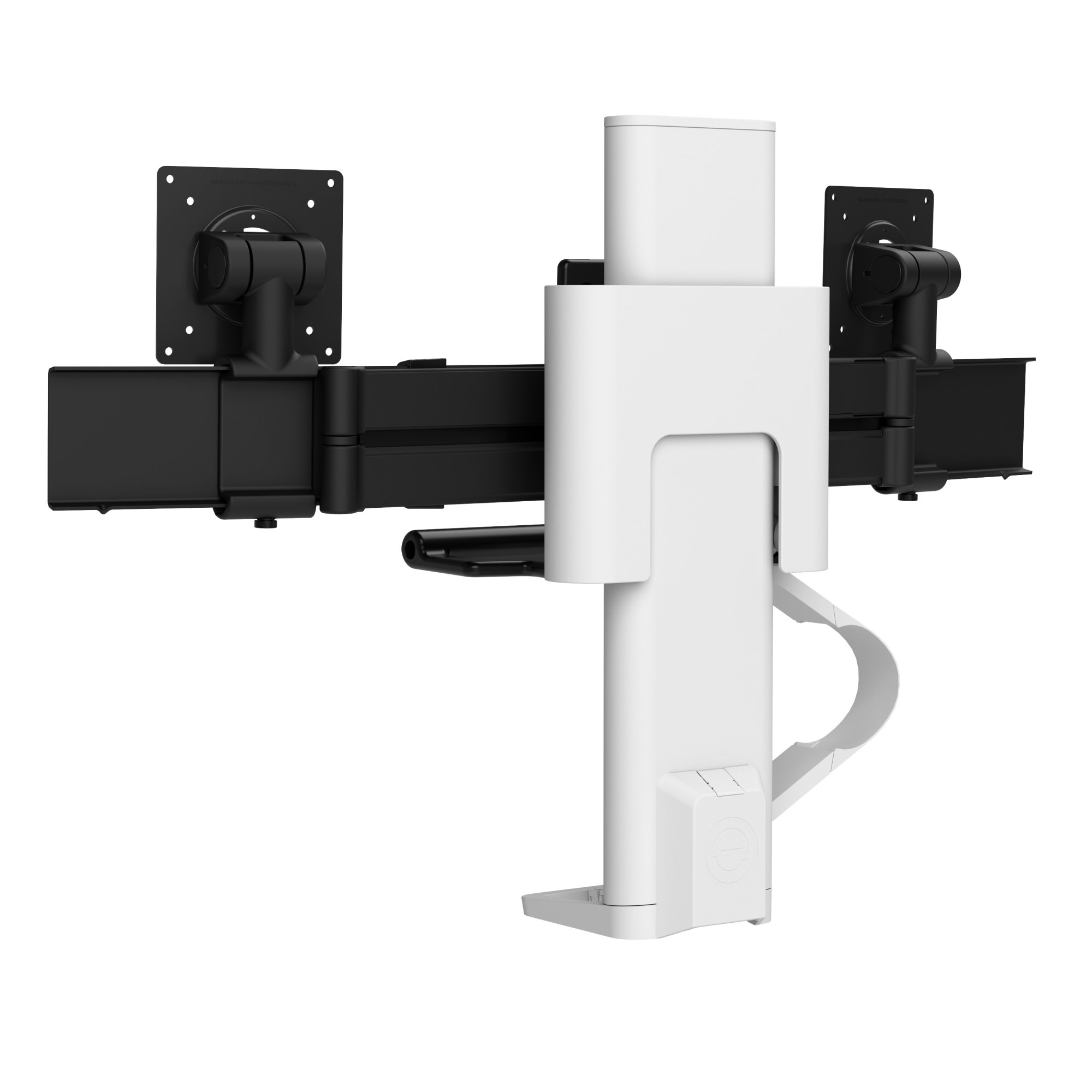 Ergotron TDD-MA-PA-251 TRACE Dual Monitor Mount with Panel Clamp (white)