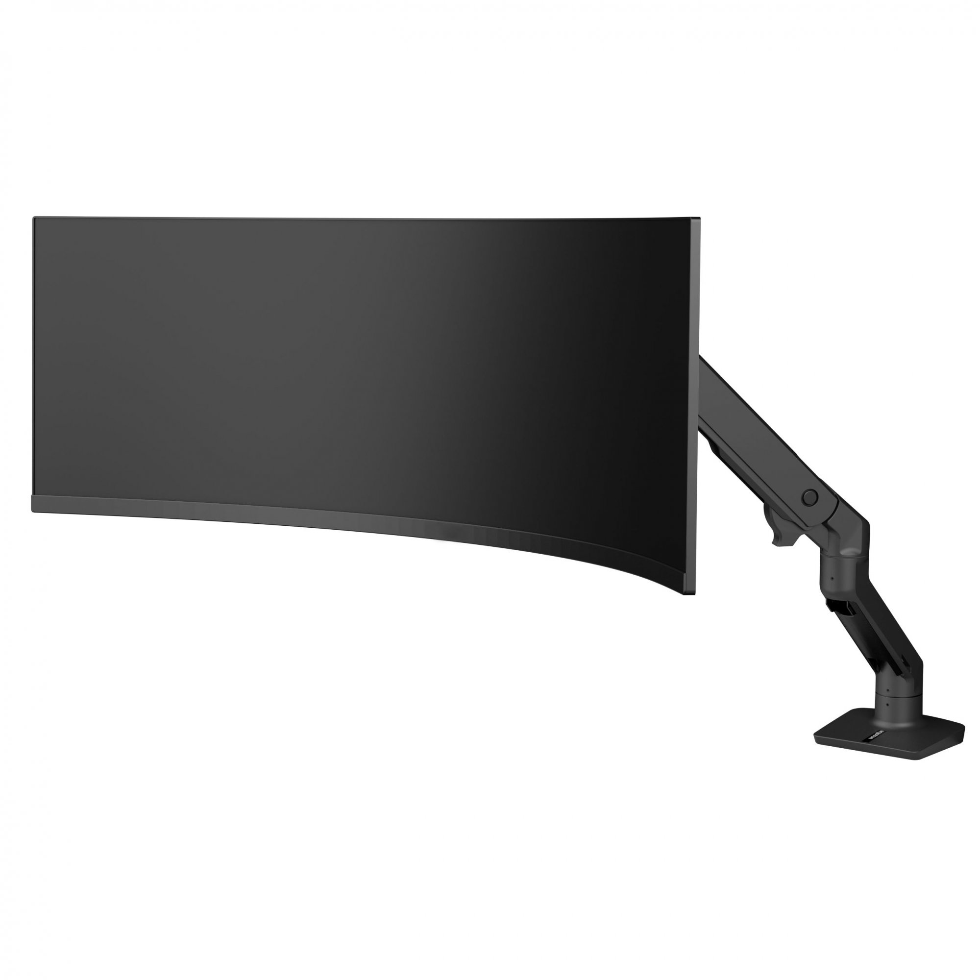 Ergotron 45-693-224 HX Desk Curved Monitor Arm with VHD Pivot (matte black)