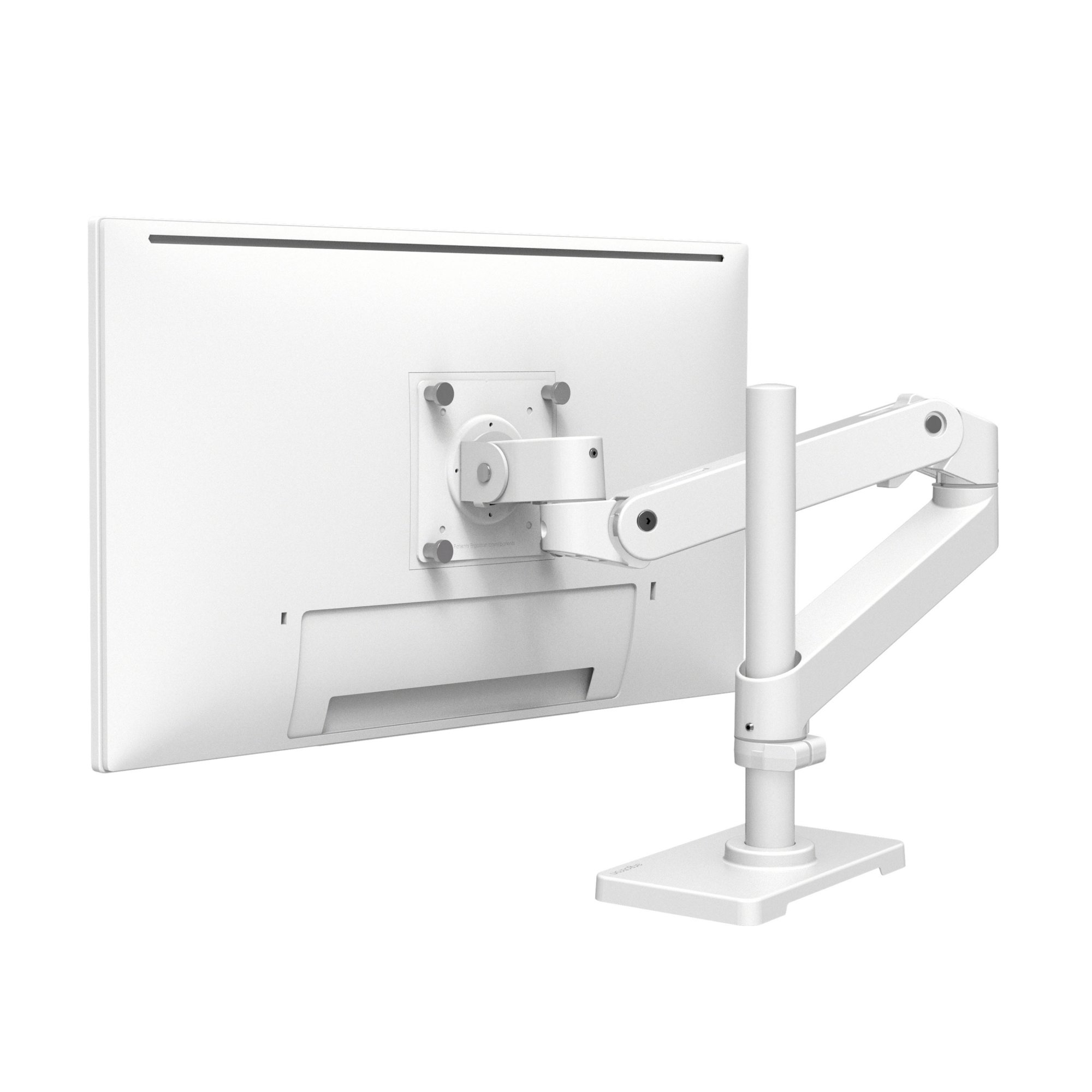 Ergotron 45-695-290 LX Pro Desk Mount Articulating Monitor Arm, Tall Pole (white)