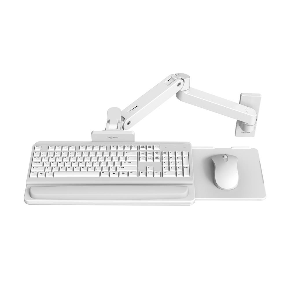 Ergotron 45-685-290 LX Pro Adjustable Wall Mount Keyboard Arm (white)