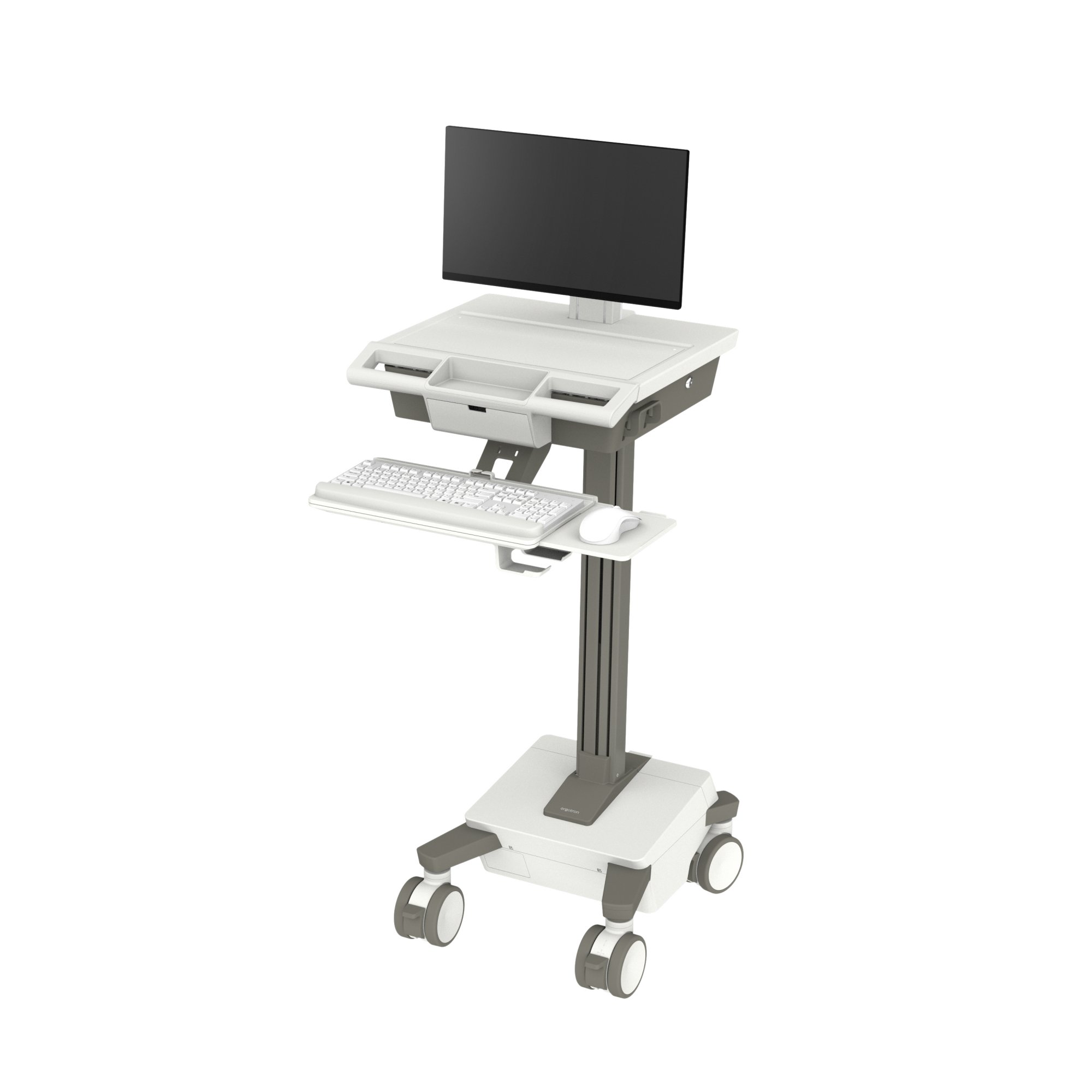 Ergotron M011-0101-100000-1-0 Mosaic LCD Cart, Non-powered, No Drawer