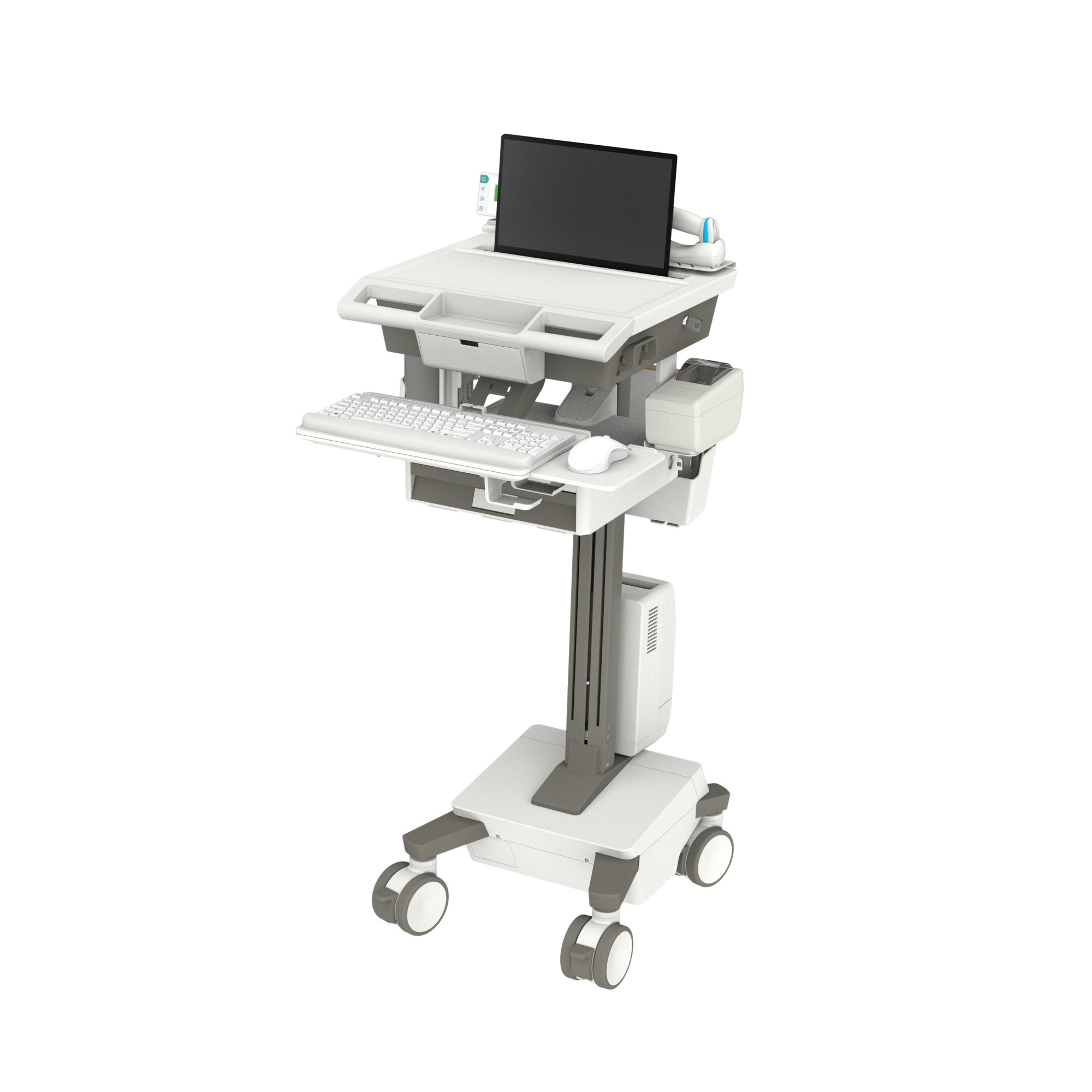 Ergotron M021-0101-100000-1-0 Mosaic Laptop Cart, Non-powered, No Drawer