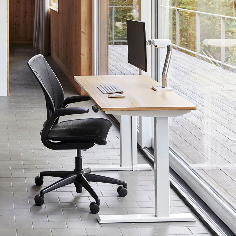 Humanscale eFloat Go Electric Height Adjustable Sit-Stand Table