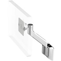 Humanscale M8 Arm with Universal Slatwall Mount, Fixed Angle Link only and White