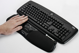 Contour Design RollerMouse Free Ergonomic Mouse with Wrister and Keyboard