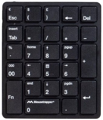 Mousetrapper TB420 Compact Wireless Numpad