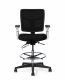 Office Master YS75 (OM Seating) YES Series Mesh Back High Stool with Footring