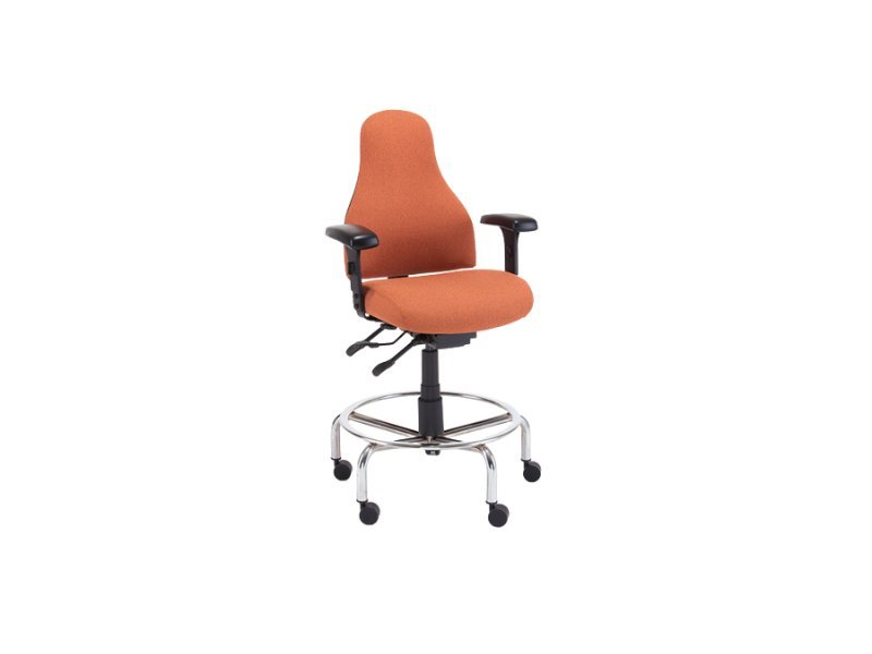 RFM Seating Carmel Managers High Back Stool - 8233