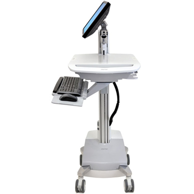 Ergotron SV42-42221 StyleView EMR Cart with LCD Monitor Arm, Powered