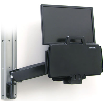 Ergotron 45-252-200 StyleView HD Combo System with Small CPU Holder