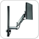 Chief KPG110S or KPG110B Pole Mount Arm Height Adjustable Dual Swing LCD Flat Panel or laptop