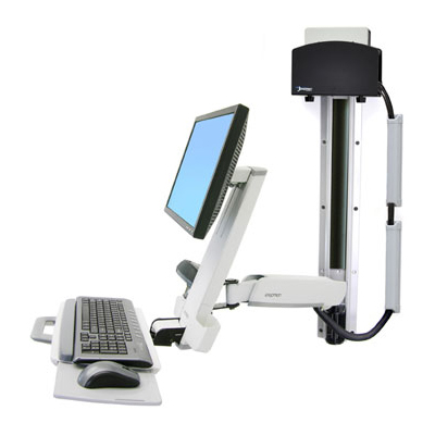 Ergotron 45-252-216 StyleView HD Combo System with Small CPU Holder up to 24