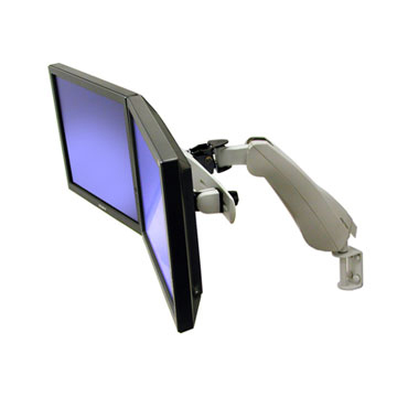 Ergotron 28-493-180 HD Dual Monitor Arm Grey 28493180 DISCONTINUED