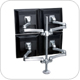 ISE MA2003 Flat Panel Adjustable Quad Monitor Arms