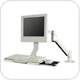 Innovative 7509 LCD Data Entry Arm with Flip-Up Keyboard - 27 inch of Horizontal