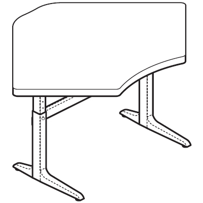 Workrite Sierra Pin Equal Corner 2 Legs (22-34