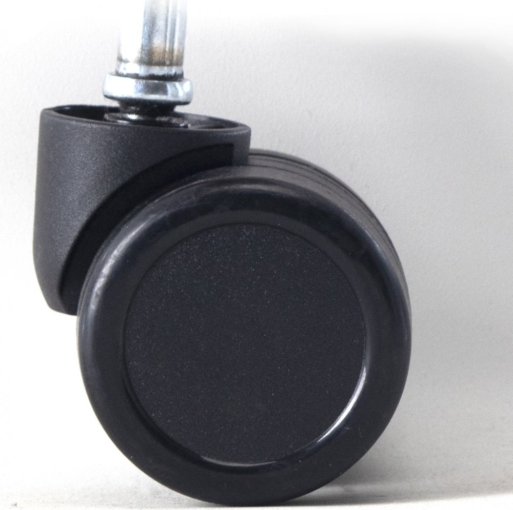 Black Universal Soft Casters - CAS3555-S