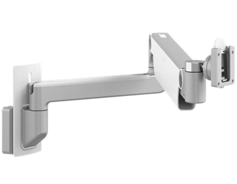 One 12" Straight Arm and one 20" HD Adjustable Arm - extends 36" from wall - 14