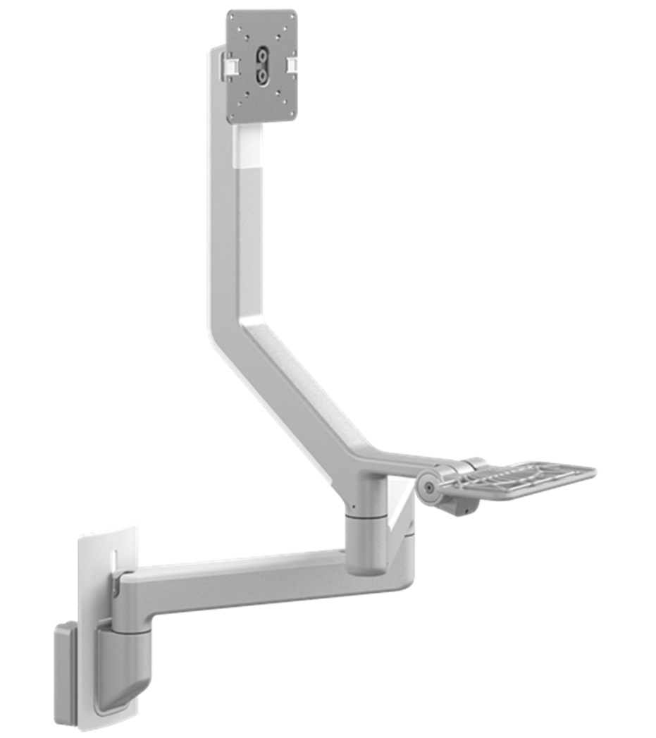 Solo Arm and two 12" straight arms - extends 41" from wall - S5