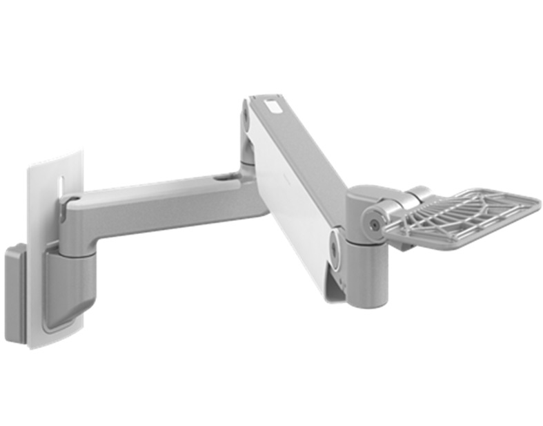 One 9" Straight Arm and One 20" HD Adjustable Arm - extends 42" from wall - 13