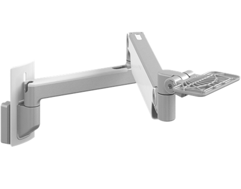 One 12" Straight Arm and One 20" HD Adjustable Arm - extends 45" from wall - 14