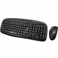 Adesso WKB-1330CB Wireless Desktop Multimedia Keyboard and Mouse