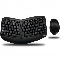 Adesso WKB-1150CB Tru-Form Wireless Ergo Mini Keyboard & Mouse