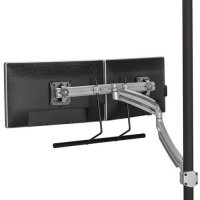 Chief Kontour Dynamic Pole Mount, Dual Monitor Array K1P22HB or K1P22HS