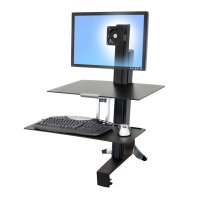 Ergotron 33-351-200 WorkFit-S, Single HD with Worksurface