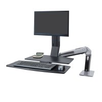 Ergotron 24-317-026 WorkFit-A, Single LD with Worksurface