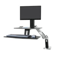 Ergotron 24-390-026 WorkFit-A with Suspended Keyboard, Single LD