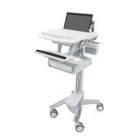 Ergotron SV43-1110-0 StyleView Laptop Cart, non-powered, 1 Drawer