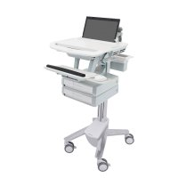 Ergotron SV43-1120-0 SV Laptop Cart, non-powered, 2 Drawers