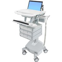 Ergotron SV44-1192-1 SV Laptop Cart, LiFe Powered, 9 Drawers