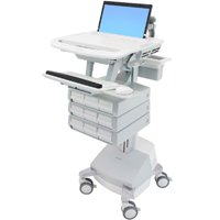 Ergotron SV44-1191-1 SV Laptop Cart, SLA Powered, 9 Drawers