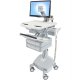 Ergotron SV44-1262-1 SV Cart w/ LCD Arm, LiFe Powered, 6 Drawers