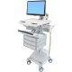 Ergotron SV44-1291-1 SV Cart w/ LCD Arm, SLA Powered, 9 Drawers