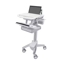 Ergotron SV43-11A0-0 SV Laptop Cart, non-powered, 2 Drawers