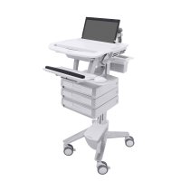 Ergotron SV43-1130-0 SV Laptop Cart, non-powered, 3 Drawers (1x3)