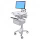 Ergotron SV43-13C0-0 SV Cart with LCD Pivot, (2x1) Tall Drawers