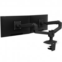 Ergotron 45-245-224 LX Dual Monitor Side-by-Side Arm (matte black)