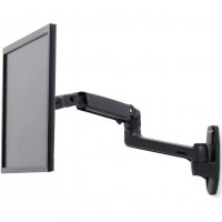 Ergotron LX Wall Mount Monitor Arm (matte black) - 45-243-224